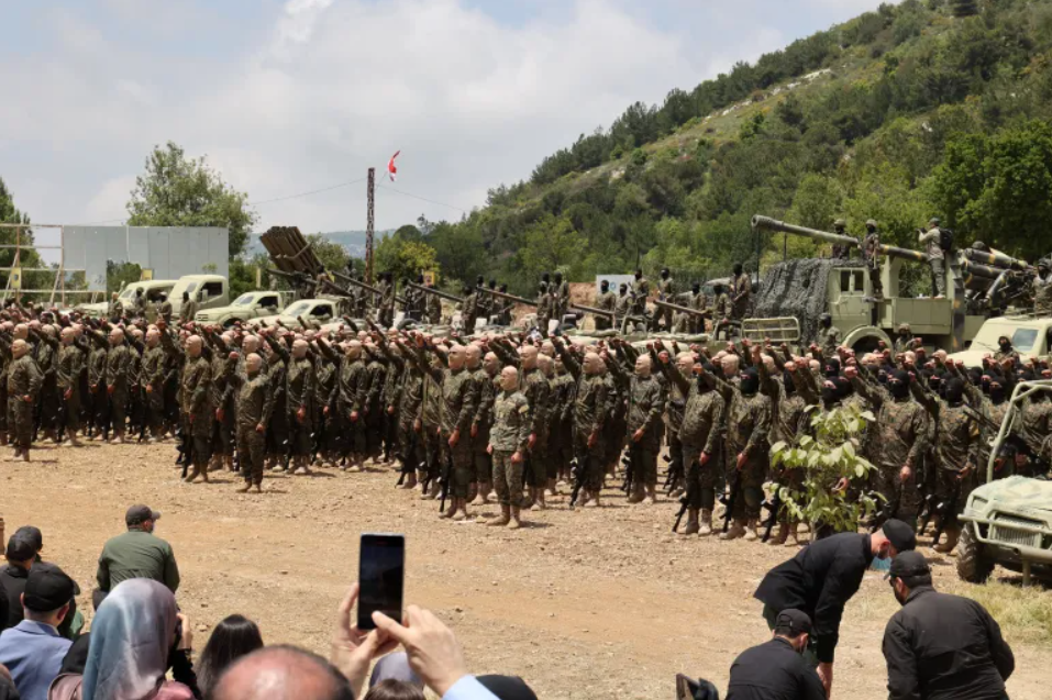 The threat of regional stability by Hezbollah’s military parade